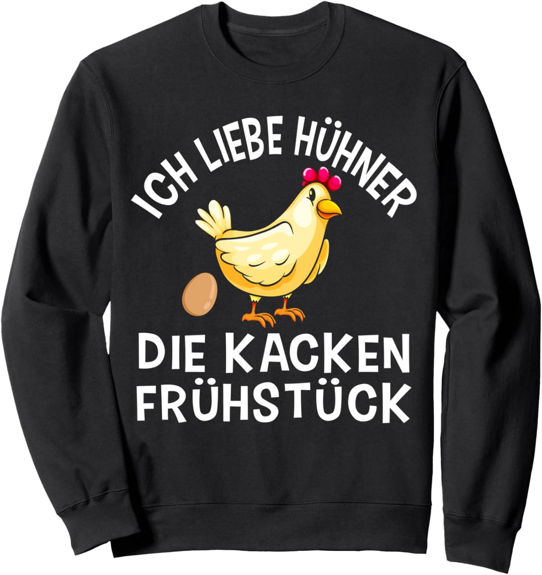 Funny Chicken Spruch Bäuerin Bauern Huhn Henne Hahn Hühner Sweatshirt