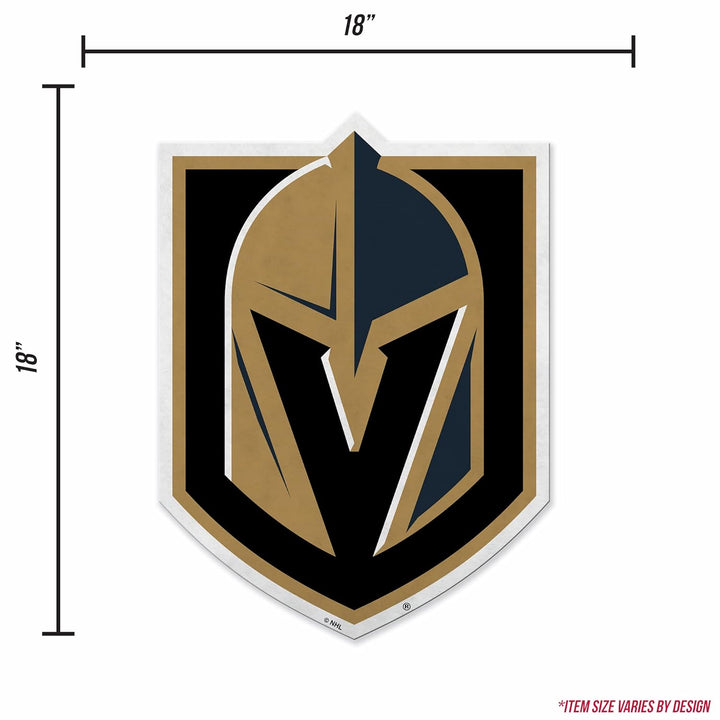 Rico Industries NHL Vegas Golden Knights Wimpel in Primärform, für Zuhause und Wohnzimmer, weicher F