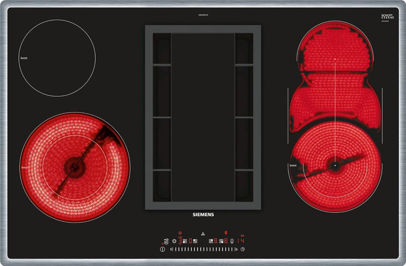 SIEMENS et845fm11e eingebaut Keramik schwarz Kochfeld