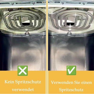 Spritzschutz Zubehör kompatibel mit Ninja AF400EU / AF451EU / AF400EUCP Heissluftfritteuse Effektive