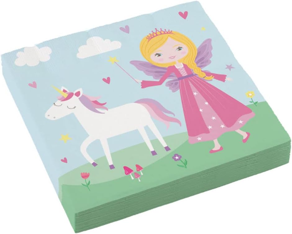 HHO Prinzessin-Party-Set 52tlg. - für 16 Gäste Teller Becher Servietten Prinzessin #1 #1 für 16 Gäst