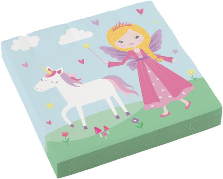 HHO Prinzessin-Party-Set 52tlg. - für 16 Gäste Teller Becher Servietten Prinzessin #1 #1 für 16 Gäst