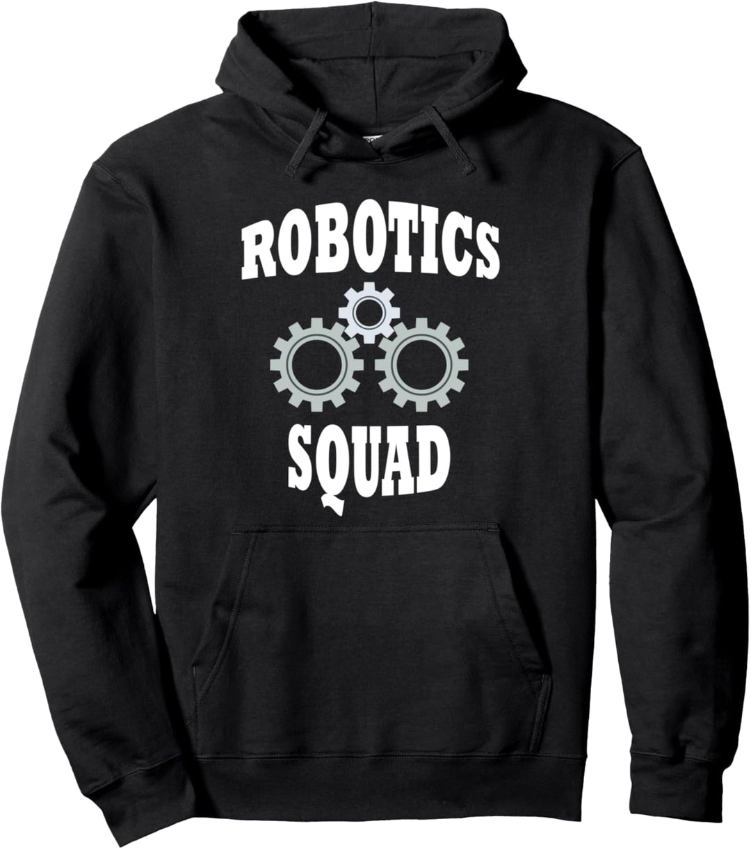Robotik-Ingenieur Squad Ironischer Roboter-Fan Pullover Hoodie