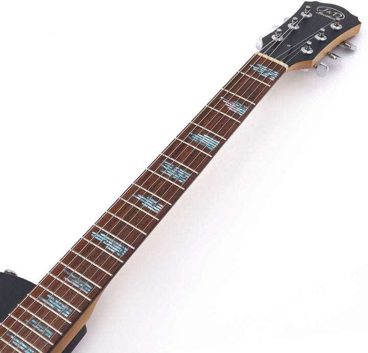 Scratches - Ice Blue Inlay Sticker für Akustik-, E-Gitarren &amp; Bass Griffbretter - Ultradünne Griffbr