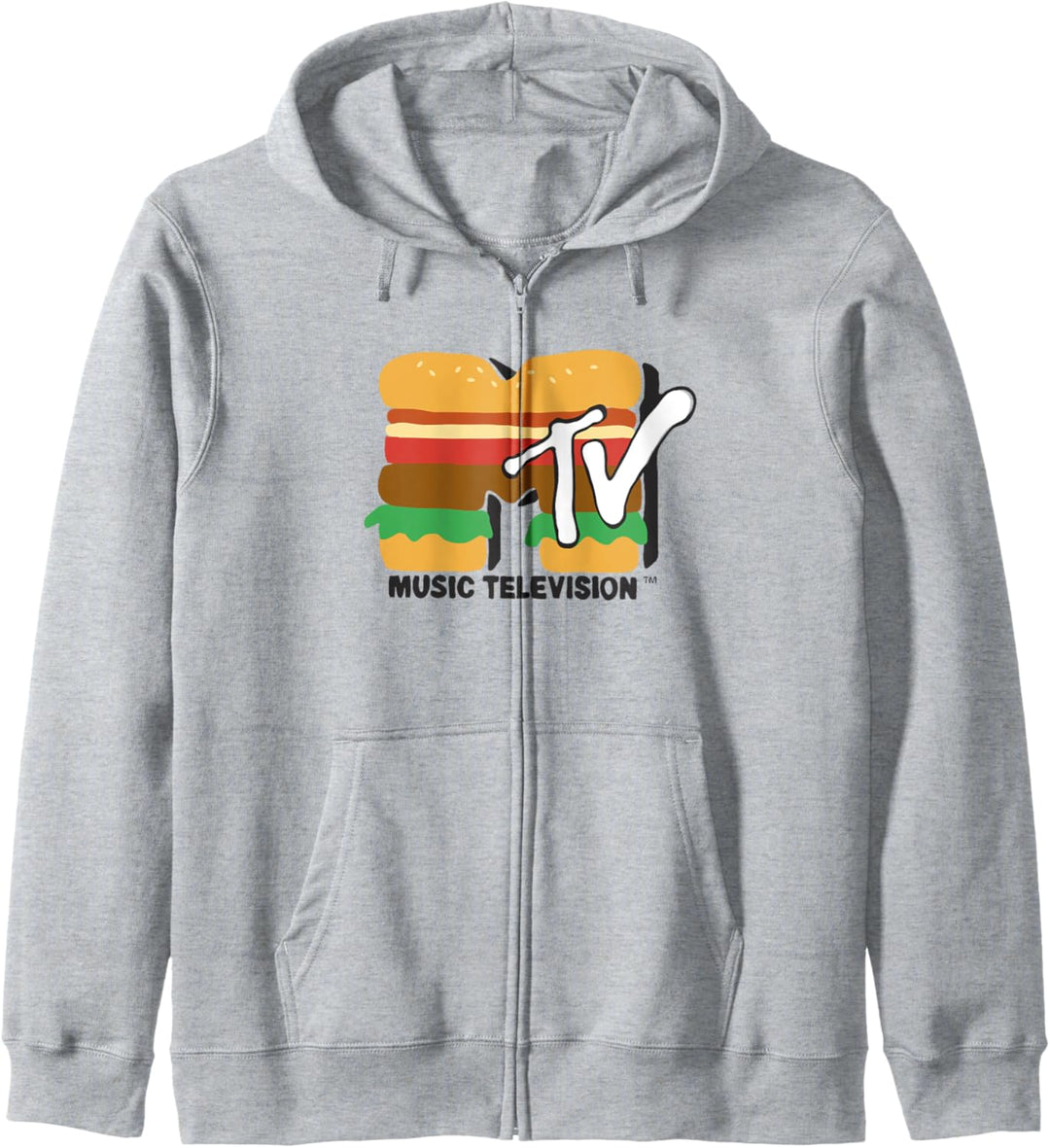 MTV Burger Time Art Logo Kapuzenjacke