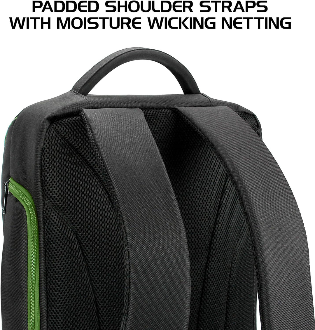 ENHANCE Universal Gaming Rucksack für Konsolen wie Xbox 360, Xbox One, & Laptop Ausreichend Platz fü