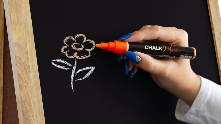 ALLboards Kundenstopper mit naturlackierten Holzrahmen 118x61cm, Werbetafel, Gehwegaufsteller, Aufst