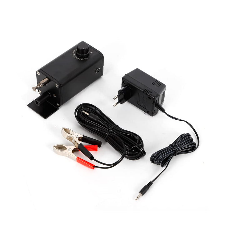 Grillmotor 15 W DC3-12V, Grillspiess mit Grillmotor für Grill, Tragbarer BBQ-Rotationsmotor
