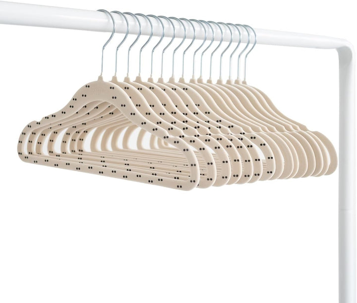 3 Sprouts Kinder Kleiderbügel aus Samt - rutschfest &amp; Robust - Ideal für Baby- &amp; Kleinkinderkleidung