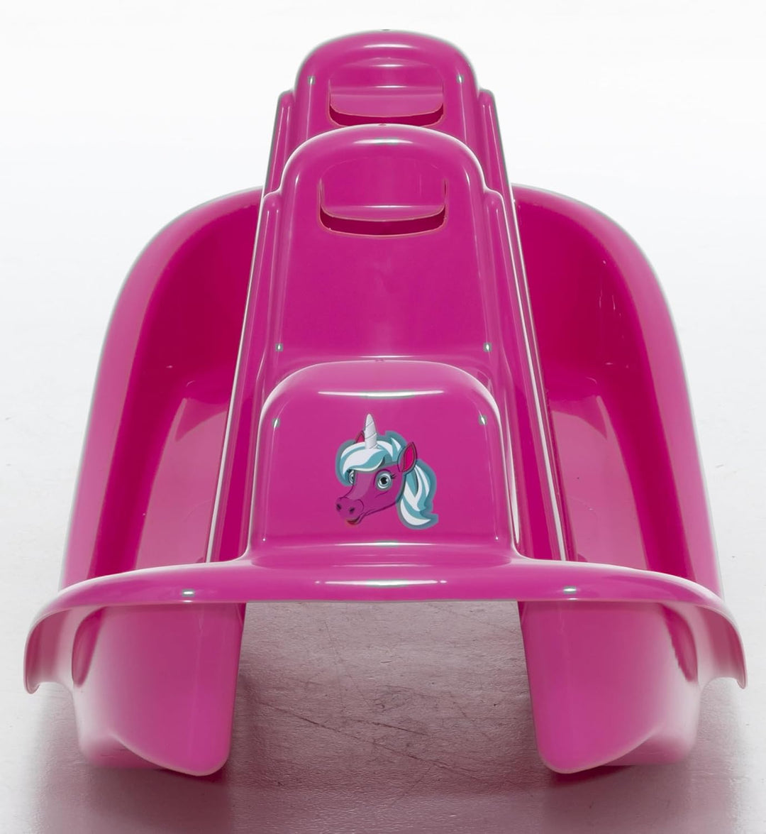 Wippe Rocker Einhorn Tier Schaukelwippe Kunststoff Kinder Spielzeug pink, Pink