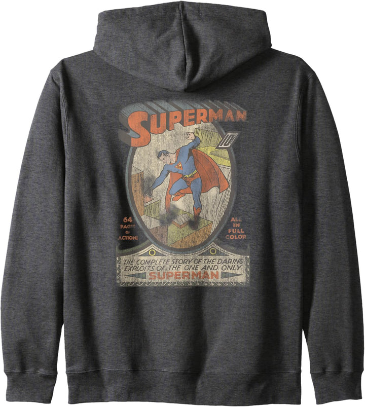 Superman #1 Cover Distressed Kapuzenjacke