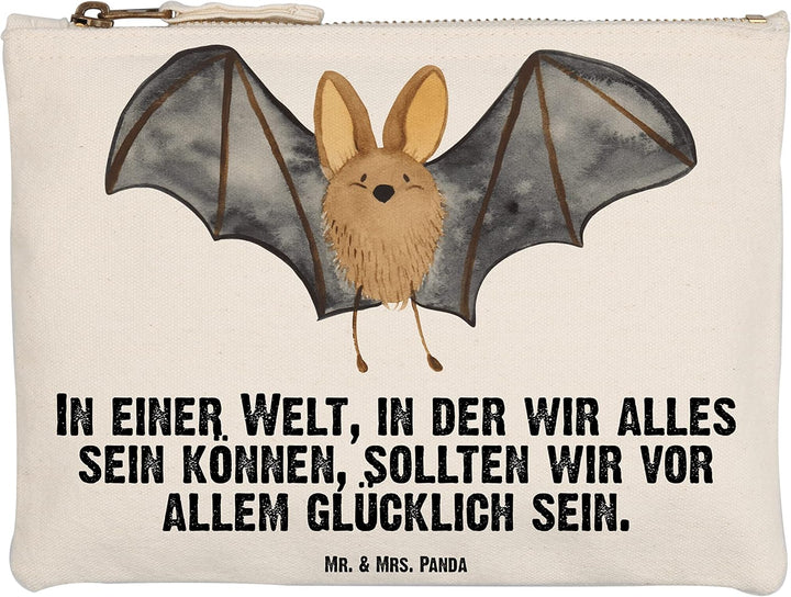 Mr. & Mrs. Panda Täschchen Fledermaus Flügel Grösse XL Grosse - Geschenk, Federtasche, Stoffbeutel,