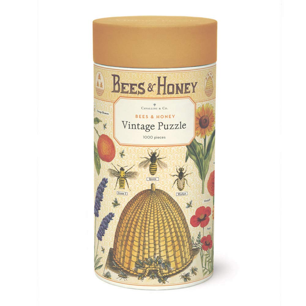 Cavallini Papers & Co. PZL/BEE Bienen & Honig 1000 Teile Puzzle, Mehrfarbig/Meereswellen (Ocean Tide