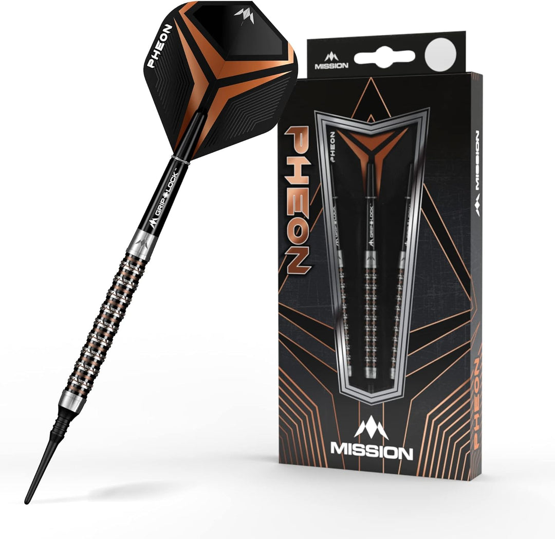 Mission Pheon Black & Bronze Electro 90% Softdarts 20 Gramm