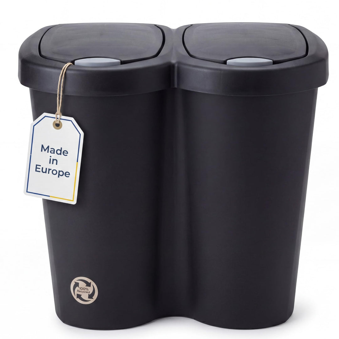 BigDean Duo Bin Mülleimer 2x20 Liter Made in Europa