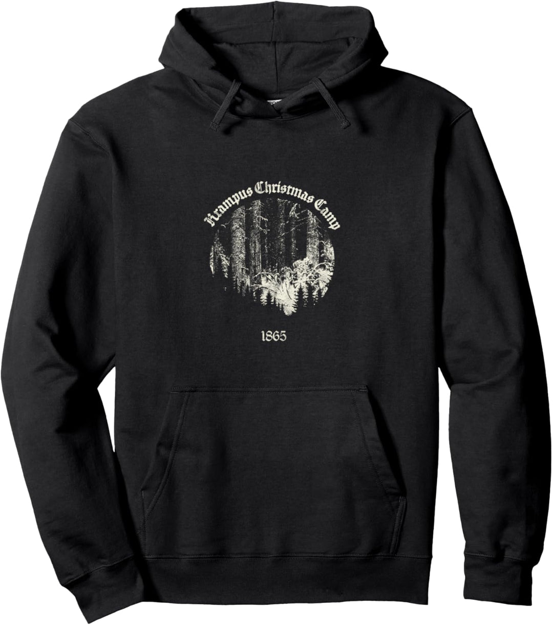 Krampus Christmas Camp Occult Germanic Demon Horror Vintage Pullover Hoodie