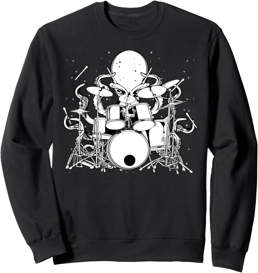 Dinosaurier Tyrannosaurus T-Rex Gitarre Gitarrist Band Sweatshirt
