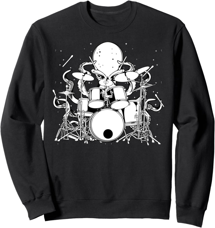 Dinosaurier Tyrannosaurus T-Rex Gitarre Gitarrist Band Sweatshirt