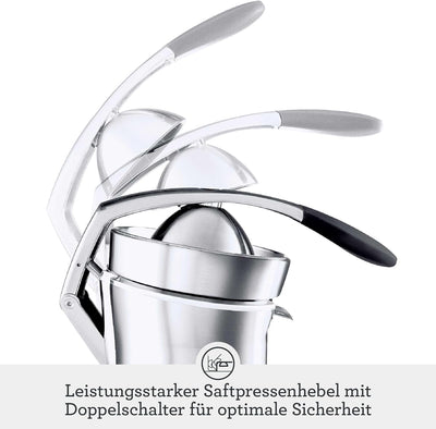 Sage Appliances SCP800 the Citrus Press Pro, Zitronenpresse, Rostfreiem Edelstahl, 45 (H) X 20 (B) X