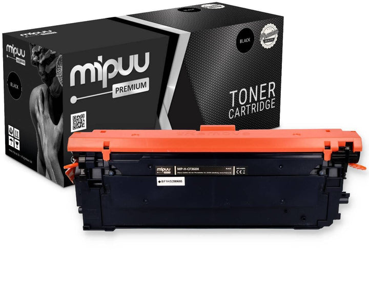 Mipuu Toner kompatibel für HP CF360X 508X Black für HP Laserjet Enterprise Flow M 577 C M 550 M 552