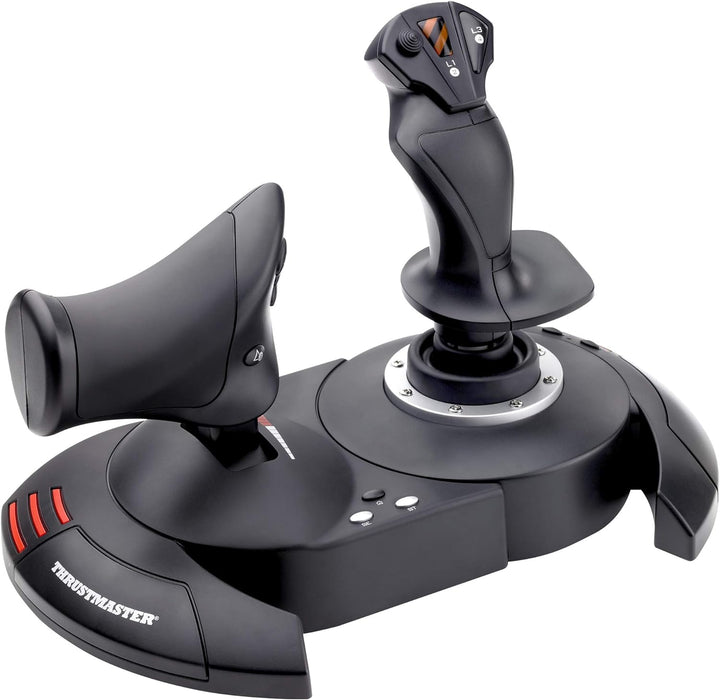 Thrustmaster T.Flight HOTAS X, Joystick und Schubhebel mit doppeltem Steuerrudersystem, Tasten und p