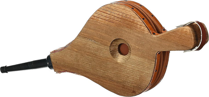 Imex El Zorro Faltenbalg aus Holz und Leder, 44 x 16 cm, Skay-Garnitur, Zubehör für Kamine, Grill un