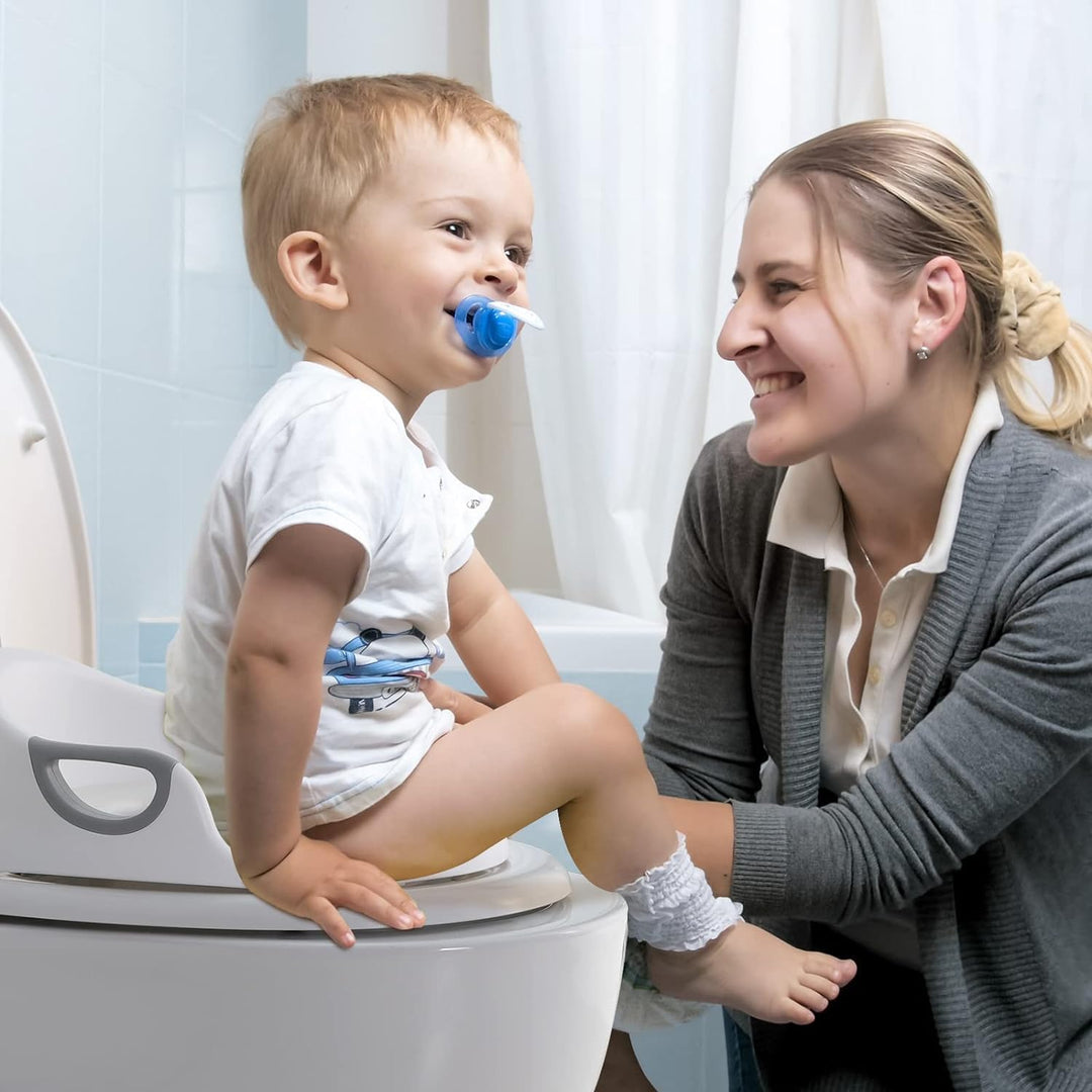 Toilettensitz Kinder, Wc Sitz Kinder, Toilettensitze Kinder mit Sanft Kissen und Spritzschutz, Töpfc