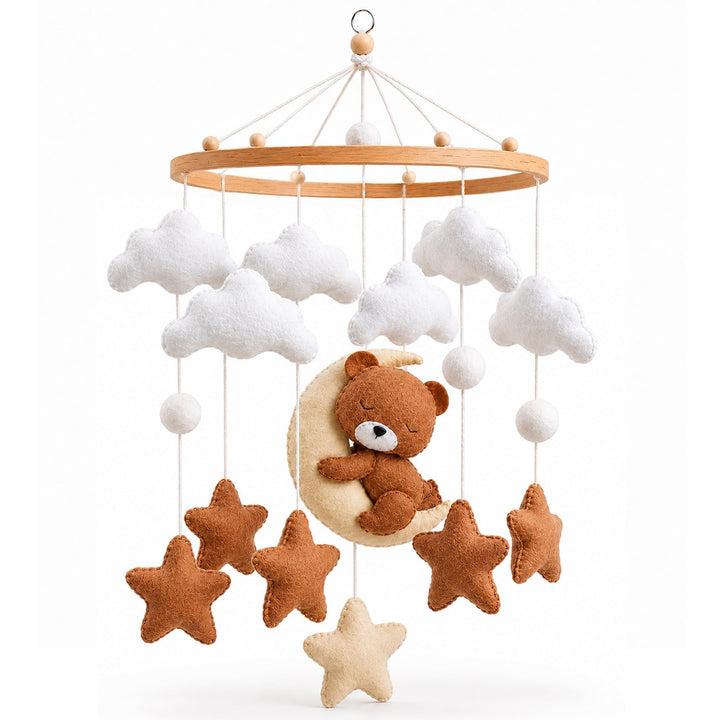 Baby Mobile Halterung Holz Babybett Klammer-BB, Klammer-BB