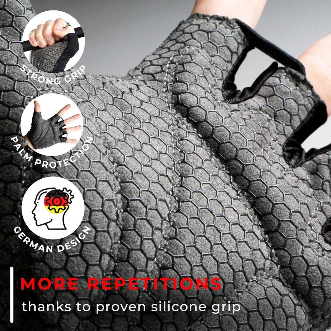 MACCIAVELLI® Fitness Handschuhe Damen Herren - Trainingshandschuhe für Kraftsport, Krafttraining, Bo