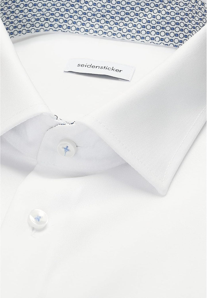 Seidensticker Herren Business-Hemd - Extra Slim Fit - Bügelfrei - Kent-Kragen - Langarm - 100% Baumw