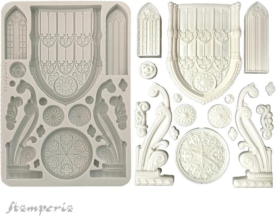 Stamperia - Silicon Mould A5 for Scrapbooks, Bullet Journals and More, Non-Stick, Suitable for Air-D