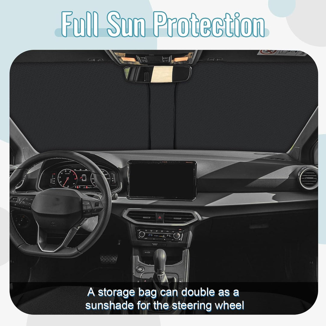 [Upgrade] CDEFG Kompatibel mit Seat Arona KJ7 FR 2016-2025 2026 Sonnenschutz Abdeckungen Frontscheib
