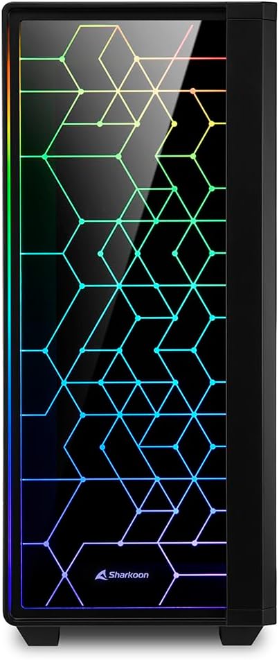 Sharkoon RGB LIT 100, PC Gehäuse, RGB LIT 100