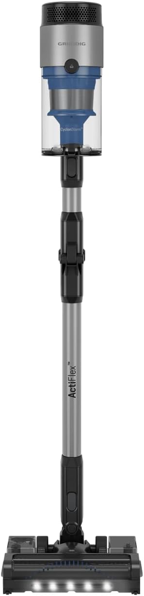 GRUNDIG VCP 8331 Pro 2-in-1-Akkusauger, TrayClean, CyclonStorm-Technologie, knickbares Rohr, 3 Saugk