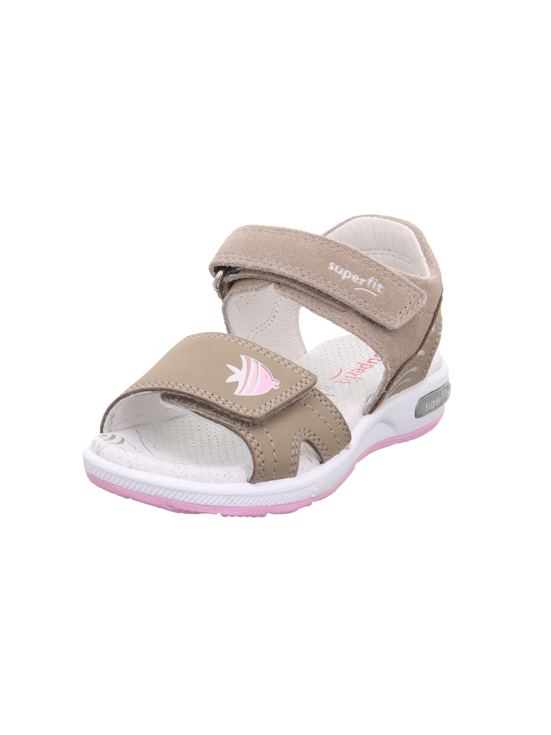 Superfit Mädchen Emily Sandale 26 EU Beige Rosa 4000, 26 EU Beige Rosa 4000