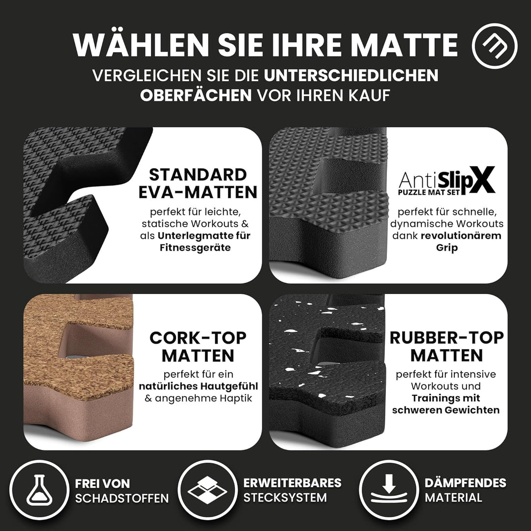 bemaxx Bodenschutzmatte Spielmatte Turnmatte Fallschutzmatte Schaumstoffmatte Yogamatte Gymnastikmat