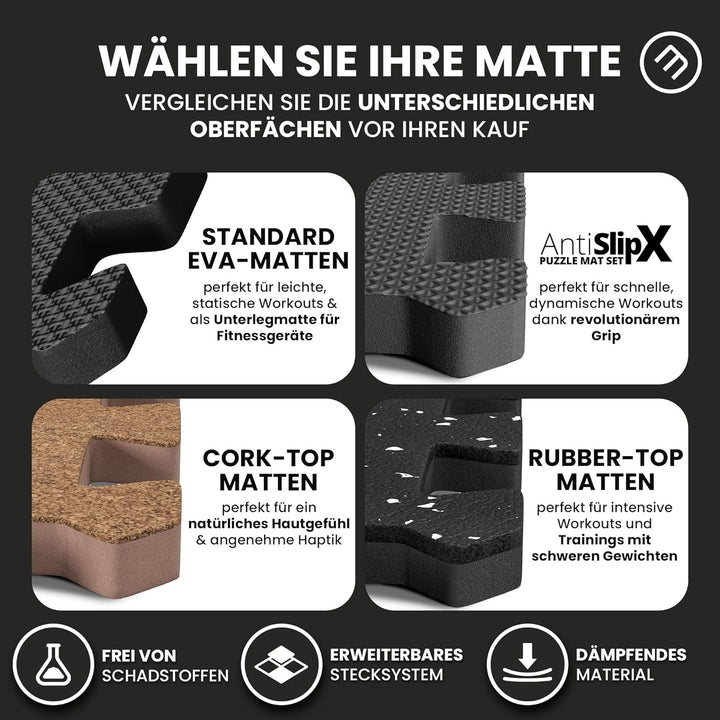 bemaxx Bodenschutzmatte Spielmatte Turnmatte Fallschutzmatte Schaumstoffmatte Yogamatte Gymnastikmat
