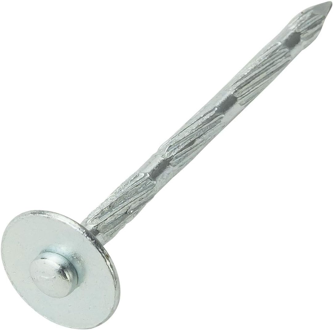 250 Stahlnägel mit Scheibe, geriffelt 3,5x60 mm 3,5 x 60 - 250 Stück, 3,5 x 60 - 250 Stück