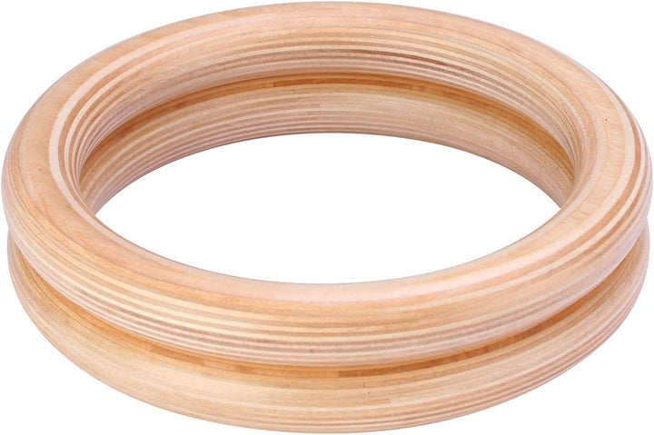 Yimidear Gymnastische Ringe, Holz Olympische Ringe mit Gürtelschnallen Gymnastik-Ringe für Krafttrai