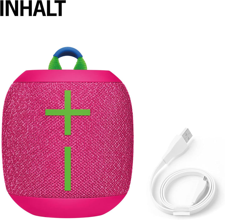 Ultimate Ears WONDERBOOM 3 Portable Bluetooth Speaker, Rich Bass 360 Degree Sound, Waterproof, Dustp