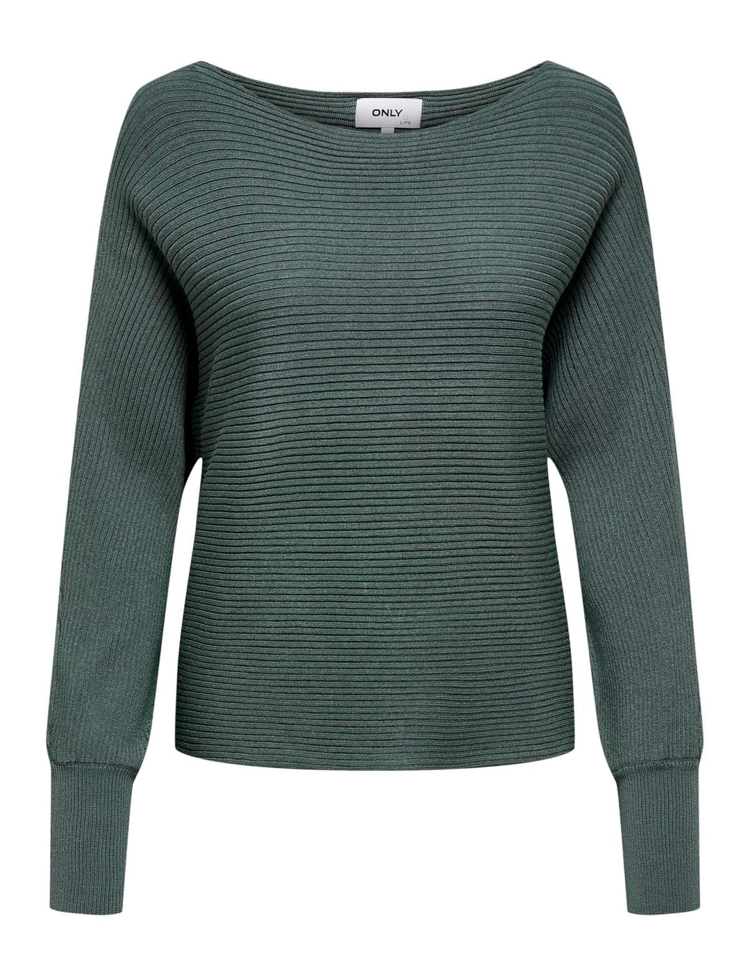 ONLY Damen Onladaline Life L/S Short Pullo KNT Noos Pullover S Balsam Green, S Balsam Green
