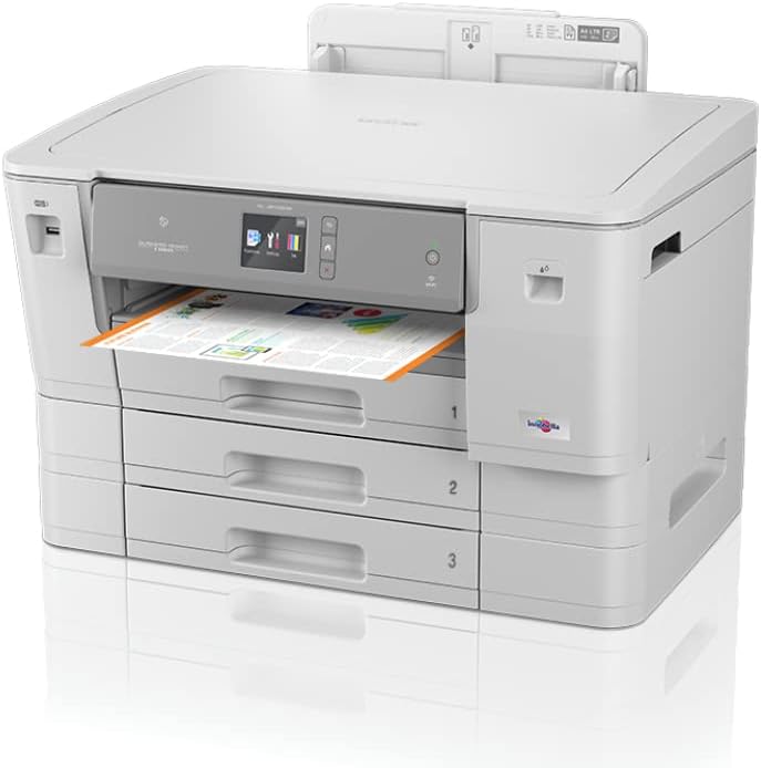 Brother HLJ6100DWRE1 Tintenstrahldrucker, 3x 250 Blatt Papierkassette, Farbe, 3x 250 Blatt Papierkas