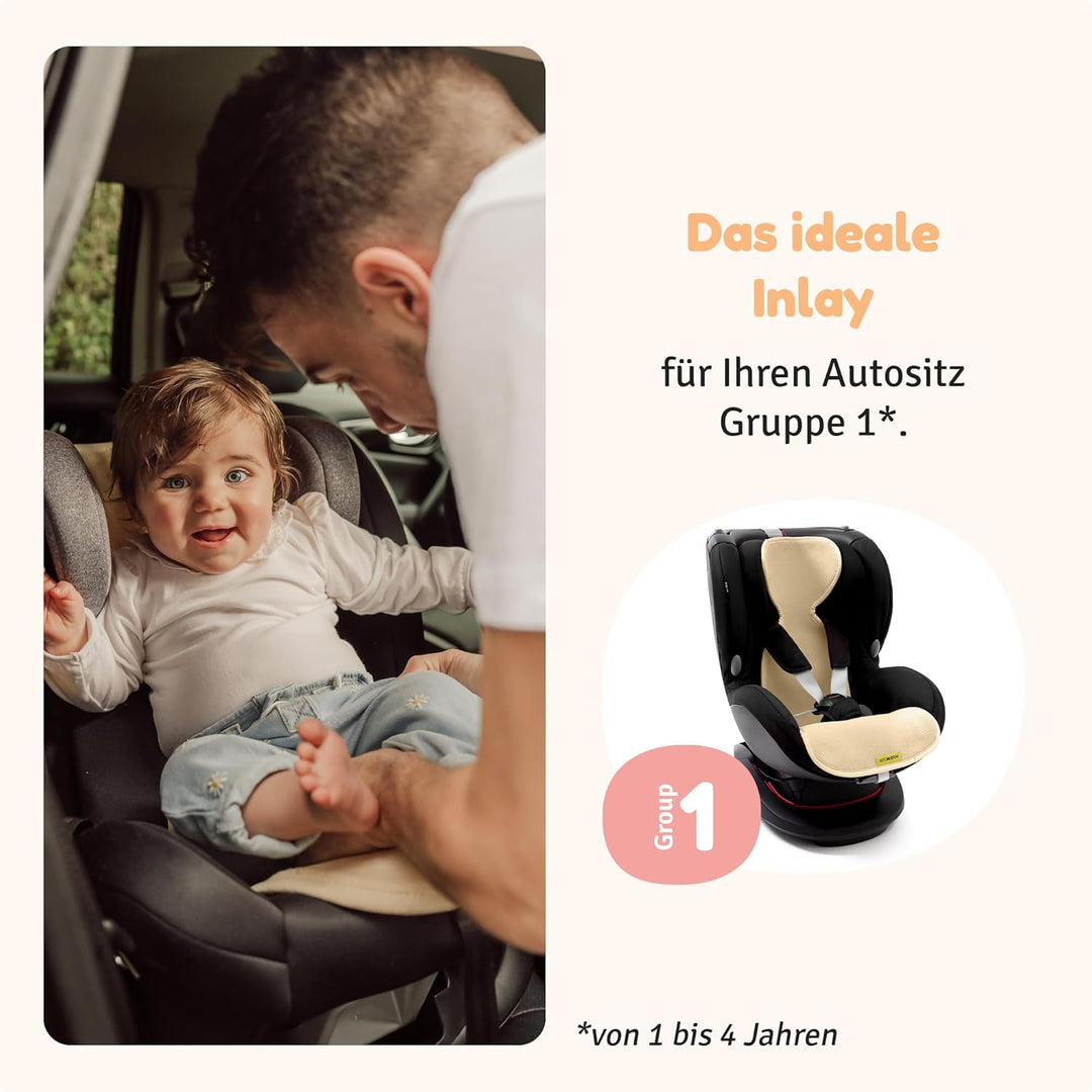 Aeromoov - Baby Sitzauflage Air Layer - Einlage Für Autositz oder Kinderwagen - Gruppe 1 - Antischwi