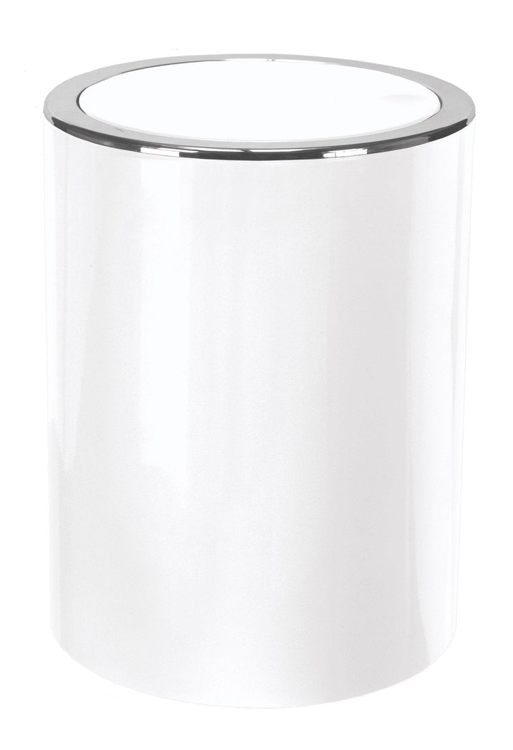 Kleine Wolke Clap Mini, 8415114858, ABS, Kosmetikeimer, Inhalt 1,5 Liter, Schneeweiss 12,8 cm x 16,2