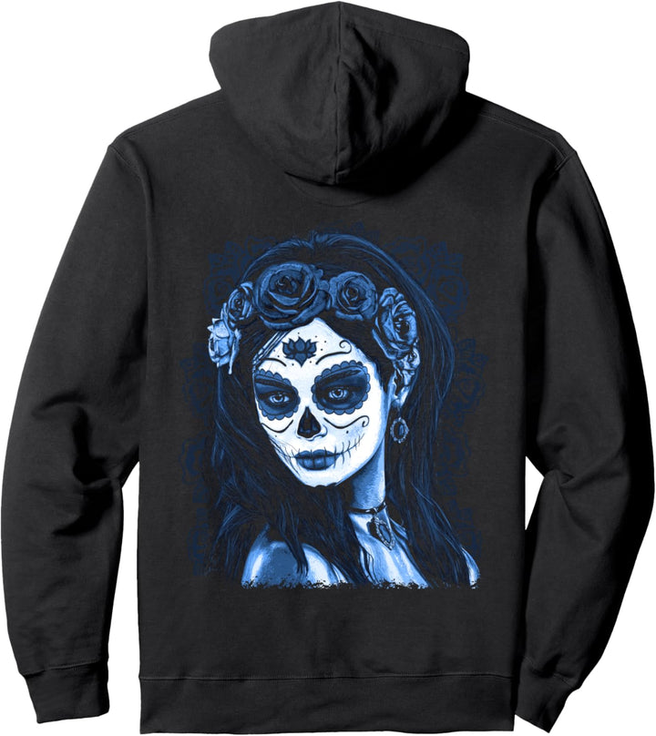 EL DIA DE LOS MUERTOS ROSE GIRL CATRINA - Dead Day Pullover Hoodie