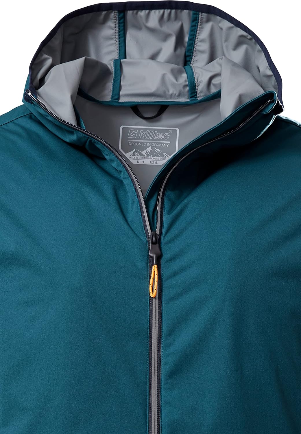 Killtec Herren Kos 60 Mn Jckt 2-Lagen Fuktionsjacke/Outdoorjacke mit Kapuze, packbar S petrol, S pet