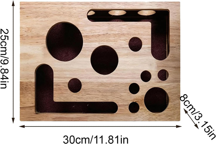 2 Stück Cat Nail File Enrichment Box, Holz Katzenpuzzle Anreicherungsbox Mit Kratzer, Interaktives L