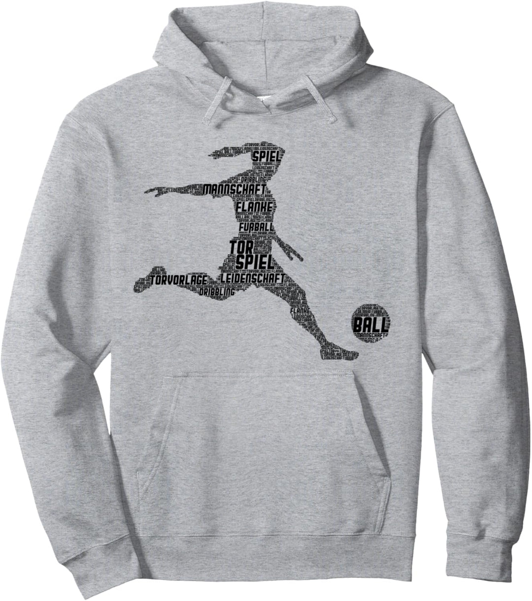 Fussball Mädchen Fussballerin Damen Kinder Pullover Hoodie