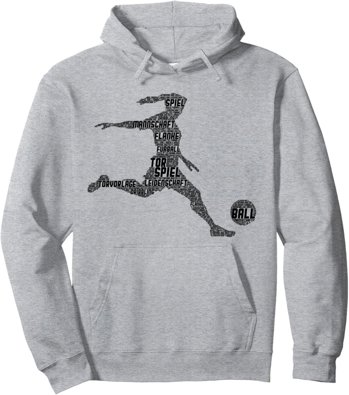Fussball Mädchen Fussballerin Damen Kinder Pullover Hoodie