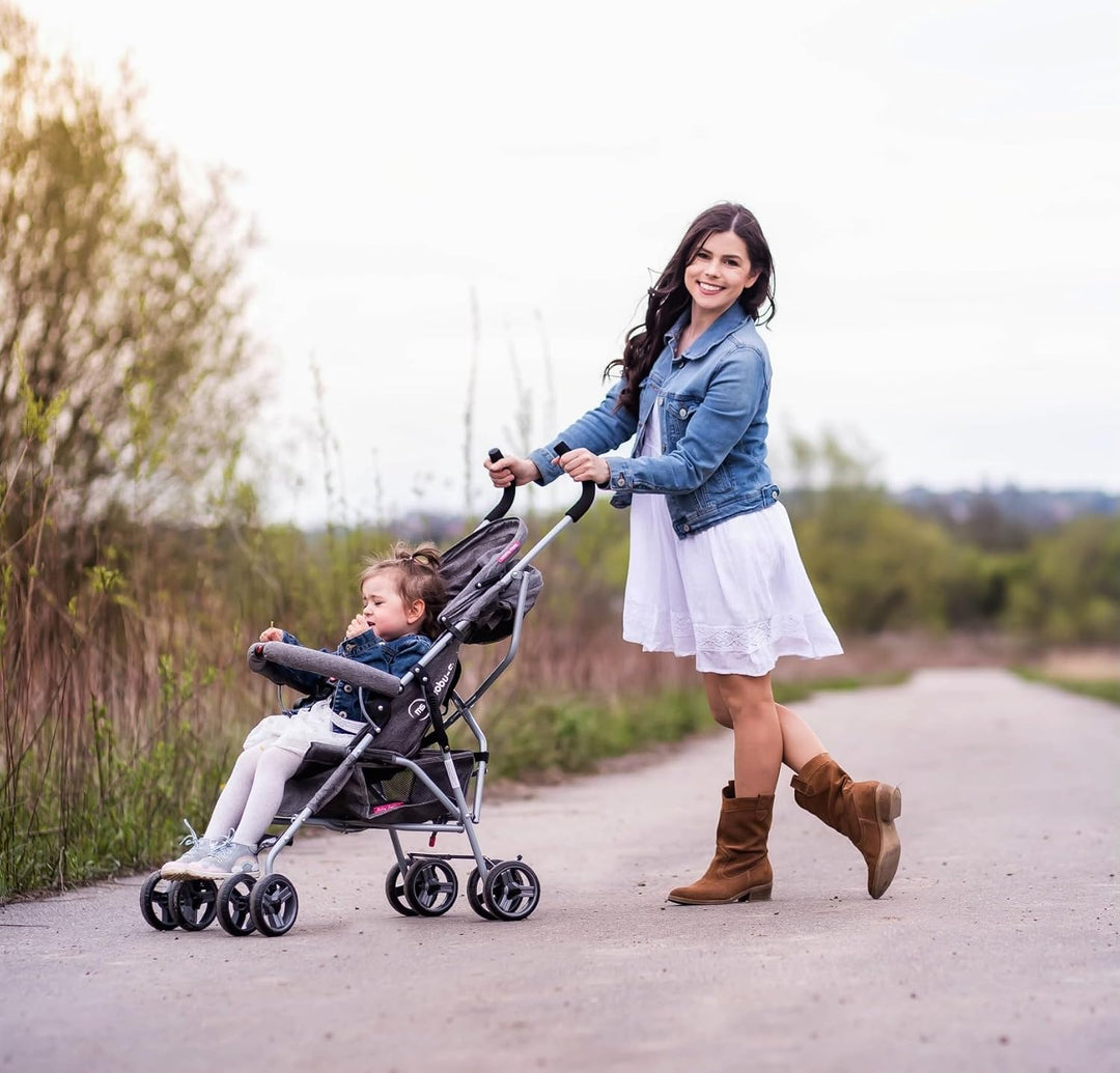 Moby-System Barton Buggy Kinderwagen im Regenschirmstil aus Polyester für Unisex-Kinder ab 6 Monaten